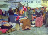 Konstantin Yuon, Soft goods. Rostov the Great
