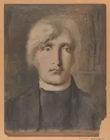 Simeon Solomon, Portrait of a Cleric