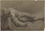 Georg Rafael Donner, A Reclining Male Nude