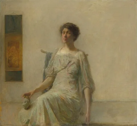 Thomas Dewing, Lady with a Mask