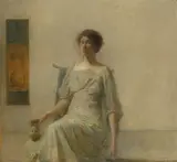 Thomas Dewing, Lady with a Mask
