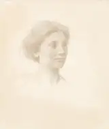 Thomas Dewing, Head of a Girl