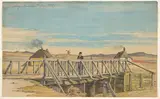 Martinus Rørbye, Landscape with a Bridge Near Mosbjerg
