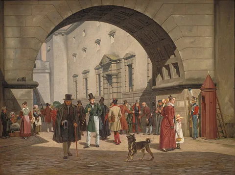 Martinus Rørbye, The Prison of Copenhagen