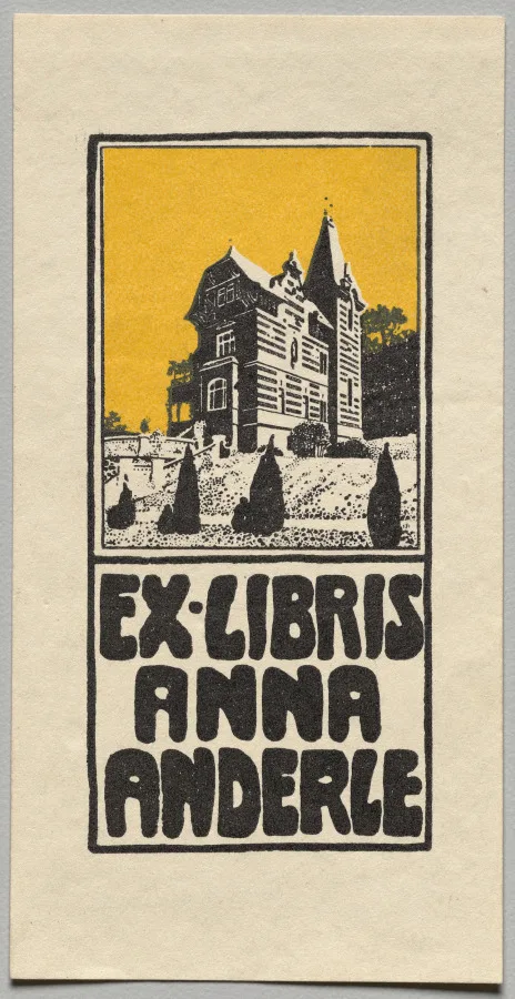 Alfred Roller, Bookplate: Anna Anderle