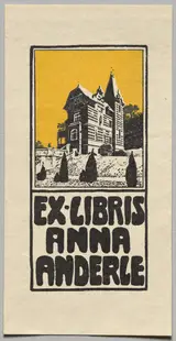 Alfred Roller, Bookplate: Anna Anderle
