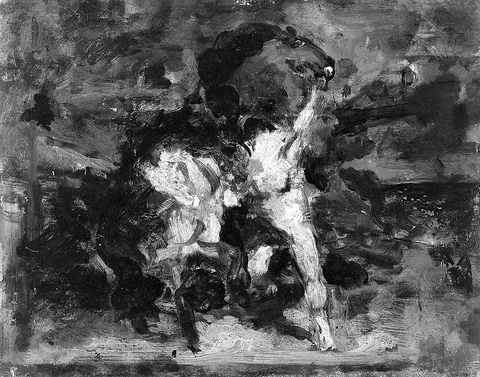 Henri Regnault, Sketch for Automedon with the Horses of Achilles