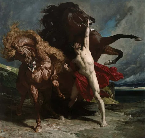 Henri Regnault, Automedon with the Horses of Achilles