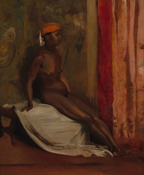 Henri Regnault, Seated African Woman