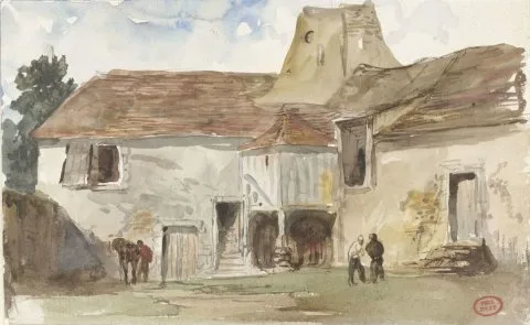 Paul Huet, Boerderij te Guibray
