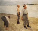 Károly Ferenczy, Boys Throwing Stones