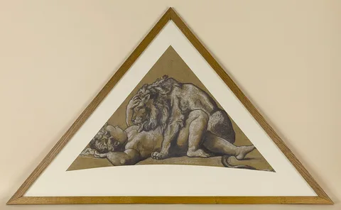 Henri Lehmann, Man fights ferocious animals
