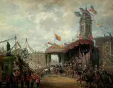 David Payne, Market Place (The Royal Visit, Derby, 21 May 1891)