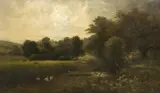 David Payne, A Scene on the Wye, near Haddon Hall, Derbyshire