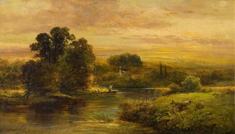 David Payne, On the Trent at Ingleby