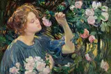 Dora Hitz, In the Roses