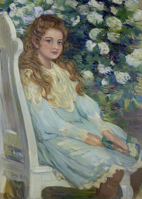Dora Hitz, Portrait of a Girl