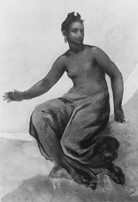 William Morris Hunt, Anahita: A Study for "The Flight of Night"