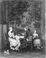 Heinrich Lossow, Gallant Scene