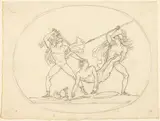 Bartolomeo Pinelli, Two Ancient Warriors Fighting over a Dead Comrade