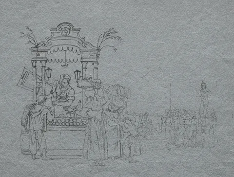 Bartolomeo Pinelli, Fruit Vendor