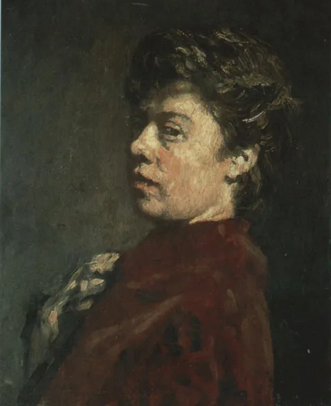 Suze Robertson, Self-portrait of Suze Robertson (1855-1922)