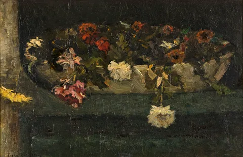 Suze Robertson, Still life with flowers in a bowl