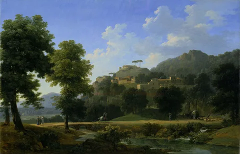 Jean-Victor Bertin, Italian Landscape (Le Paysage d'Italie)