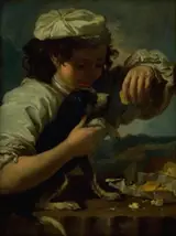 Bernhard Keil, A Boy with a Dog (Allegory of "Taste")