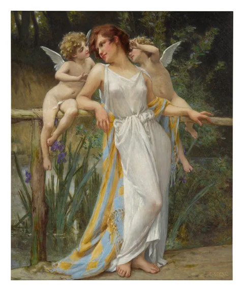 Guillaume Seignac, Psyche with Putti
