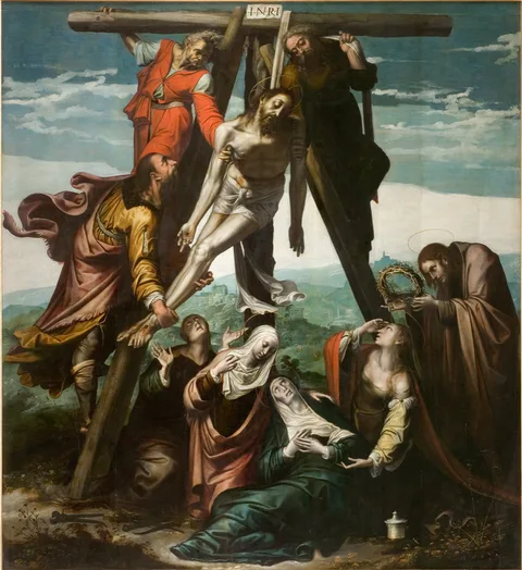 Pedro de Campaña, Descente de croix