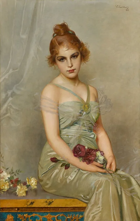 Vittorio Matteo Corcos, The bouquet