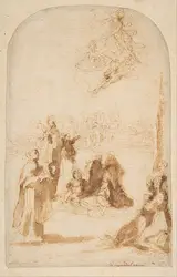 Francesco Vanni, Saint Hyacinth Walking on the Waters