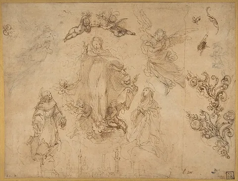 Francesco Vanni, The Virgin Protectress of the City of Siena