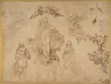 Francesco Vanni, The Virgin Protectress of the City of Siena