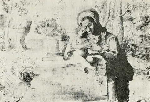 Francesco Vanni, The Rest on The Flight into Egypt