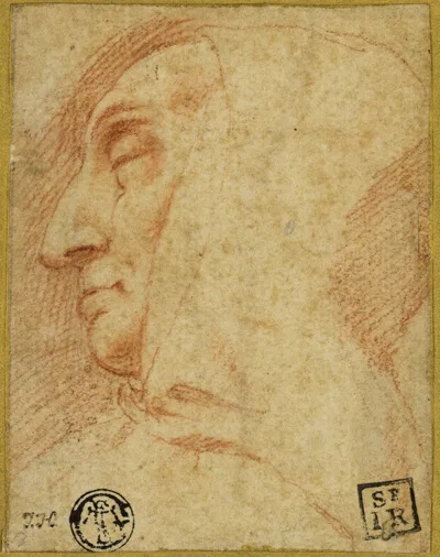 Francesco Vanni, Head of a Monk