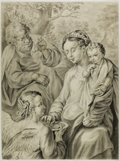 Francesco Vanni, The Rest on the Flight into Egypt, known as The Madonna della Pappa