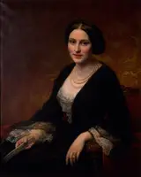 Friedrich Kaulbach, Portrait of Erwine Sophie Tascher de la Pagerie, Countess Waldner de Freundstein