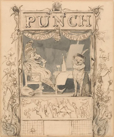 Richard Doyle, Design for the Title Page of Punch