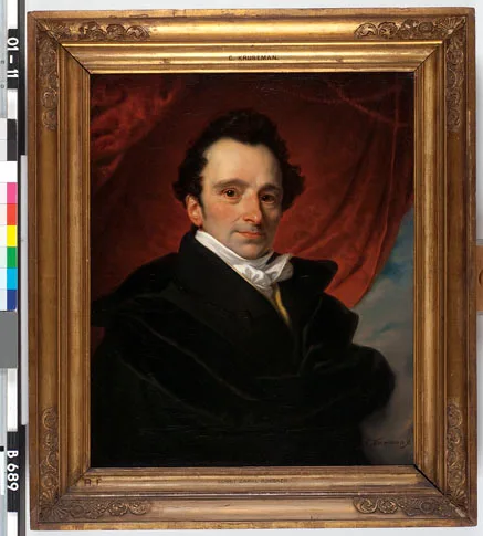 Cornelis Kruseman, Portrait of the actor Gerrit Carel Rombach (1784-1833)