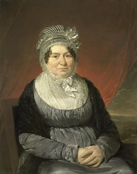 Cornelis Kruseman, Portrait of Mrs. Brak-Haskenhoff