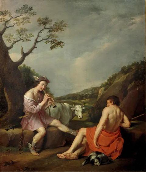 Hendrick Bloemaert, Mercury lulls Argus into sleep by making music