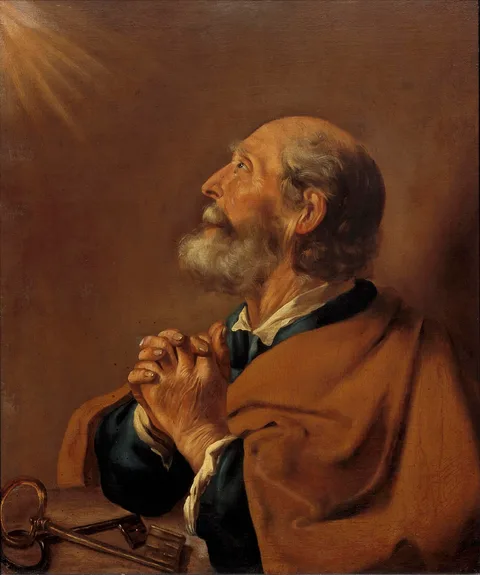 Hendrick Bloemaert, The apostle Peter praying