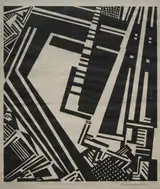 Edward Wadsworth, Illustration (Typhoon)