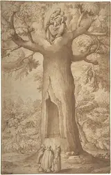 Jacopo Ligozzi, The Beech Tree of the Madonna at La Verna