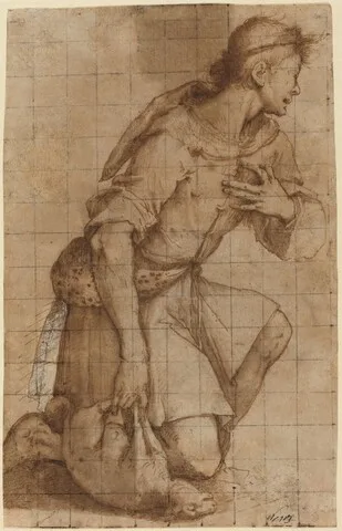 Jacopo Ligozzi, Kneeling Shepherd