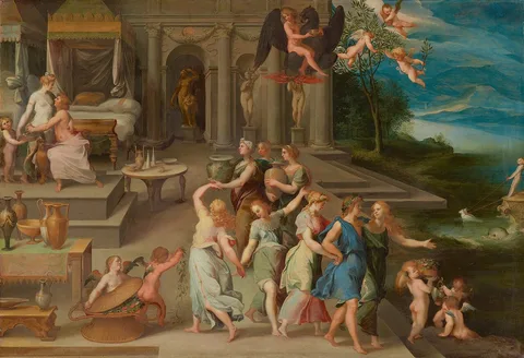 Joseph Heintz the Elder, Mythological Wedding