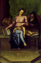 Marcello Venusti, The Holy Family (Il Silenzio)