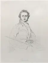 Luigi Calamatta, Portrait of Niccolò Paganini